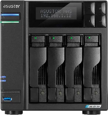 Produktbild von Asustor LOCKERSTOR 4 Gen2 (AS6704T), NAS, Desktop, Intel® Celeron® N, N5105, 4 GB, DDR4