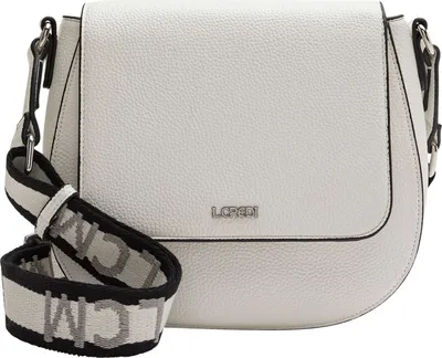 Produktbild von L.CREDI Umhängetasche Schultertasche Janina Flapbag White weiß