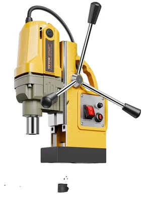 Image de Carotteuse magnétique VEVOR 1400 W (diamètre de la tête de perçage 40 mm), 12500 N, vitesse 800 tr/min, convient pour les surfaces métalliques, l'industrie, le bricolage