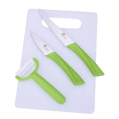 Produktbild von PRADEL EXCELLENCE Diele + 2 Messer + Schäler Weiß und Anis