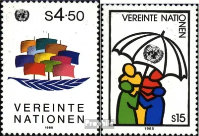 Produktbild von Briefmarken UNO - Wien 1985 Mi 49-50 (kompl.Ausg.) postfrisch Freimarken