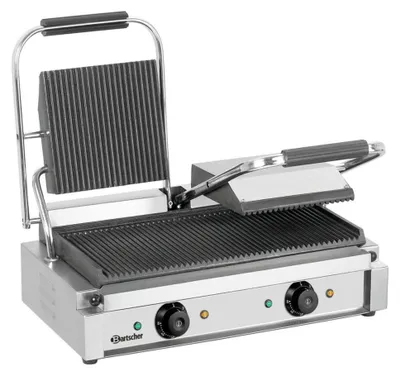 Produktbild von Bartscher A150671, 3600 W, Schwarz, Edelstahl, Rechteckig, Eisenguss, 470 x 230 mm, 230 V