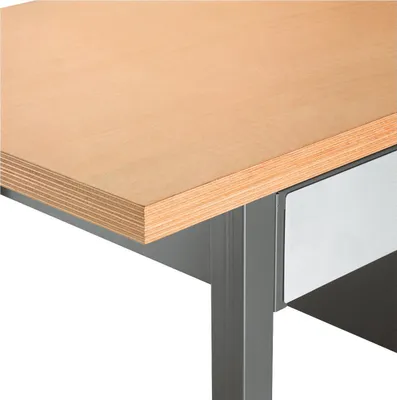 Immagine prodotto di Piano di lavoro 1500x700 mm, compensato di faggio 40 mm, 24 KG