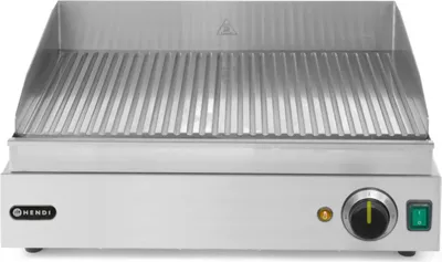 Produktbild von HENDI Grillplatte Gerillt  Blue Line 230V 2400W