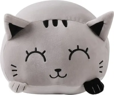 Imagen del producto de Squishmallows, cojín gigante, gato gris