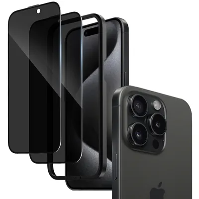 Produktbild von Schutzfolie Panzerglas Blickschutz Kompatibel mit iPhone 16 Pro Max