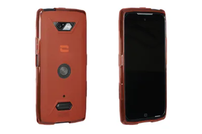 Image de caseroxx Housse de protection TPU compatible avec Crosscall Core-Z5, étui en caoutchouc rouge pour téléphone portable Protection d'écran