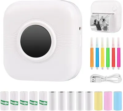 Zdjęcie produktu dla Mała, przenośna drukarka fotograficzna z Bluetooth i technologią termiczną