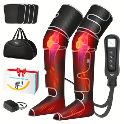 Produktbild von Beinmassagegerät - Beintherapiegerät - Beinentspannungsgerät - Massagegerät, schwarz - 6 Massageprogramme