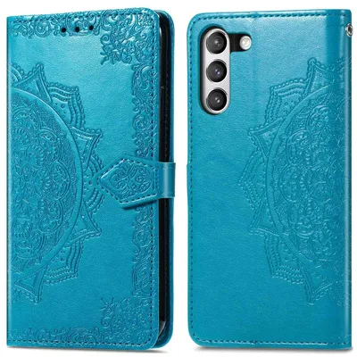Imagen del producto de Funda libro Mandala para Samsung Galaxy S21 FE - Turquoise
