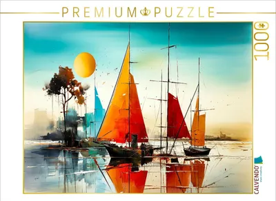 Produktbild von CALVENDO Puzzle Segeln, auf zu neuen Ufern | 1000 Teile Lege-Größe 64x48cm Foto-Puzzle für glückliche Stunden