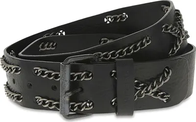 Produktbild von Diesel B-FLOWW Belt Gürtel Herren Echtleder Schwarz