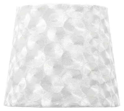 Stoff-Lampenkap E27, 30x15x20 cm, weiß, modernes Design