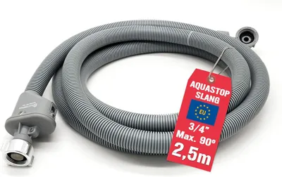 Aquastop-Schlauch 2,5 m 3/4" für Waschmaschine und Spüler