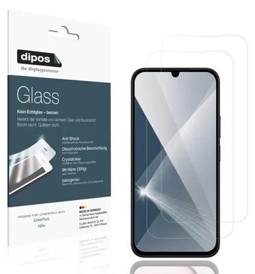 Zdjęcie produktu dla 2 folie ochronne do telefonu OnePlus N6x - folia antywstrząsowa 9H, wykonana z hartowanego szkła