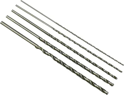 Produktbild von 5-teiliges Helicoil-Bohrsatz für Metalle, extra lang, 200 mm, Ø 2-6 mm