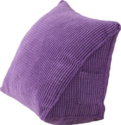 Dreieckskissen Komfortables Lesekissen mit Reissverschlusstasche Dreieckskeilpolster Kleines Rueckenstuetzkissen Kissen fuer Buero-Heimbett-Sofa