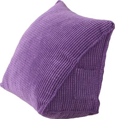 Produktbild von Dreieckskissen Komfortables Lesekissen mit Reissverschlusstasche Dreieckskeilpolster Kleines Rueckenstuetzkissen Kissen fuer Buero-Heimbett-Sofa