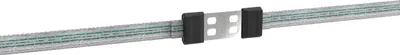 Produktbild von 15 Stück Bandverbinder Litzclip Edelstahl für 12,5 mm Weidezaunband Elektrozaun