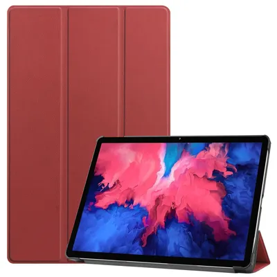 Obrázek produktu pro Kryt pro Lenovo Tab P11 2021 TB-J606F TB-J606X 11" Smart Cover Case s funkcí stojánku a automatickým uspáním/probuzením vínově červený