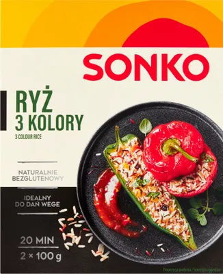 Produktbild von Sonko-Reis 3 Farben 200 G (2 X 100 G)