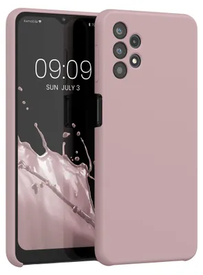 Produktbild von kwmobile Handyhülle für Samsung Galaxy A32 5G Hülle - Case Silikon - Kabelloses Laden - Schutzhülle Cover in Nude Lilac