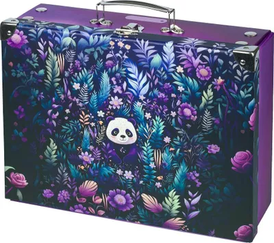 Produktbild von BAAGL Faltkoffer mit geschmiedeten Ecken Jungle Panda