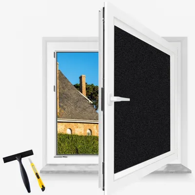 Produktbild von Fensterfolie (Schwarz, 60 * 200 cm)