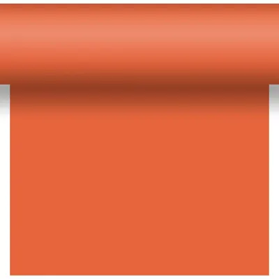 Produktbild von Duni Bio Dunicel® Tête-à-Tête-Tischläufer 0,4 x 24 m - 4 Stück sun orange