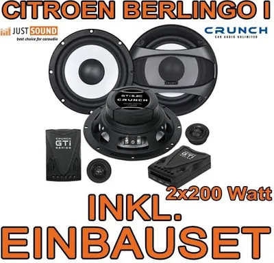 Produktbild von Citroen Berlingo I - Lautsprecher - Crunch GTi6.2C - 16,5cm Einbauset