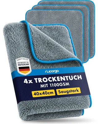 Produktbild von Mikrofaser-Tücher für Autopflege 1100GSM 4 Stück