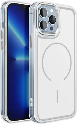 Produktbild von Avizar, MagSafe Hülle für iPhone 13 Pro Max Hybrid Schutzhülle Verstärkt, Weiß
