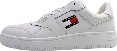 Produktbild von Tommy Hilfiger TJM Retro Basket ESS sportlicher Schnürer Weiß in Gr. 45