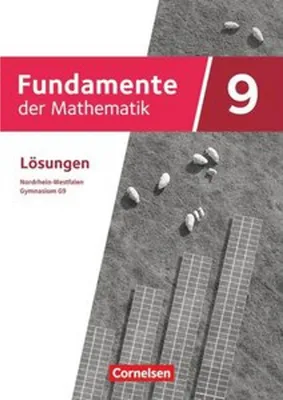 Immagine prodotto di Fundamente der Mathematik 9. Schuljahr - Nordrhein-Westfalen - Lösungen zum Schülerbuch