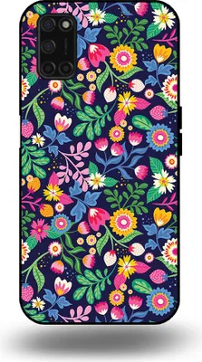 Zdjęcie produktu dla Smartphonica Etui na telefon pasujące do OPPO A52 / A72 4G / A92 z kwiatowym nadrukiem - Etui na tył z TPU w kwiatowy wzór