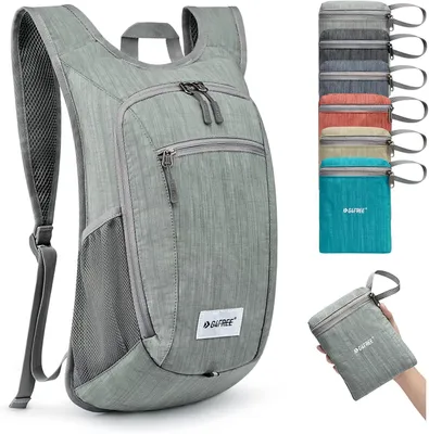 Productafbeelding van Opvouwbare wandelrugzak van polyester, 10 en 15 liter, lichtgewicht