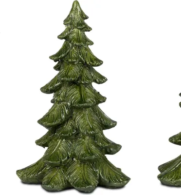 Produktbild von Dekoobjekt Baum KLASSIK H. 21cm grün aus Kunststein Formano W25