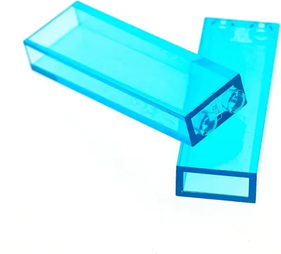 Obrázok produktu pre 2x Lego stavebnica 1x2x5 priehľadná svetlomodrá Podpera stĺpikov 4283915 35274 46212 2454