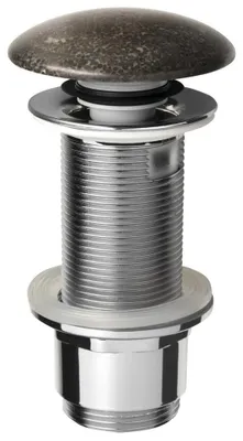 Zdjęcie produktu dla Zestaw odpływowy BLOK 5/4", klik-klak, korek ciemny kamień matowy