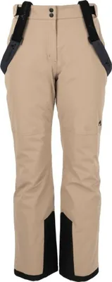Produktbild von WHISTLER Damen Skihose Beige mit Trägern und verstärkten Beinabschlüssen