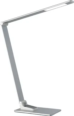 Produktbild von Tischleuchte ROLF - LED - 3 Lichtfarben wählbar - 560lm - USB Ladebuchse - dimmbar - silber satin