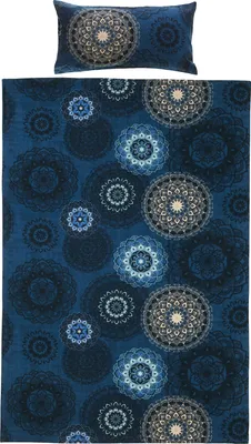Produktbild von Erwin Müller Bettwäsche dunkelblau 1x 135x200 cm + 1x 40x80 cm