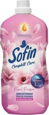Zdjęcie produktu dla SOFIN Complete Care & Freshness FLORAL PASSION Skoncentrowany płyn do płukania tkanin 1,8L
