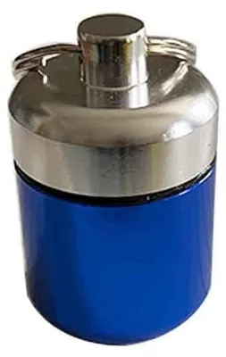 Produktbild von Solidchoice – 2 Aluminium-Tablettenbehälter im Schlüsselanhänger-Format – Wasserdichte Aufbewahrungslösung