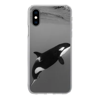 Produktbild von MuchoWow® Handyhülle Schutzhülle Hülle für iPhone X Orca - Wasser - Tiere Silikon Softcase Handy Hülle - Handyhülle