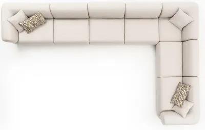 Produktbild von Ecksofa Eckgarnitur Stil Eckcouch Polster Sofas L-Form Couch 495x315cm