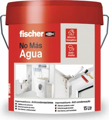Produktbild von Wasserabdichtung Fischer Ms Weiß 15 L