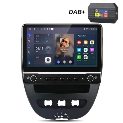 Immagine prodotto di DAB+ 10.1" Android 13 Car Radio Carplay per Toyota Aygo Peugeot 107 Citroen C1 GPS Navi WIFI 4G BT SWC 4GB+64GB Octa Cor