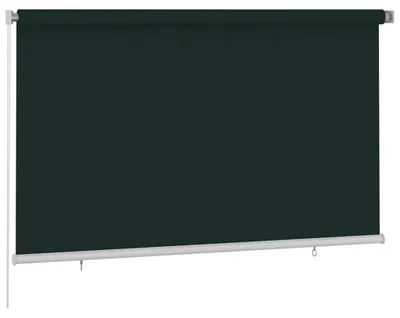 Produktbild von vidaXL Außenrollo 245 (B) x 140 (H) cm Dunkelgrün HDPE