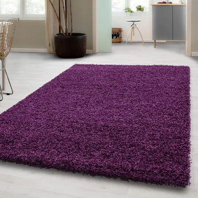 Produktbild von Carpetsale24 Hochflor Teppich Uni Einfarbig Modern Shaggy Teppich Wohnzimmer Flauschig Weich Preishammer, Grösse: 160x230 cm